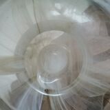Vase champignon verre marbré