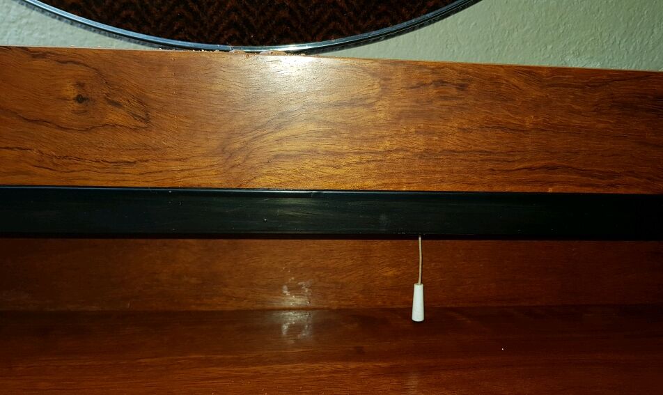 Dresser round mirror 70's