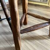 Pair of mismatched high stools