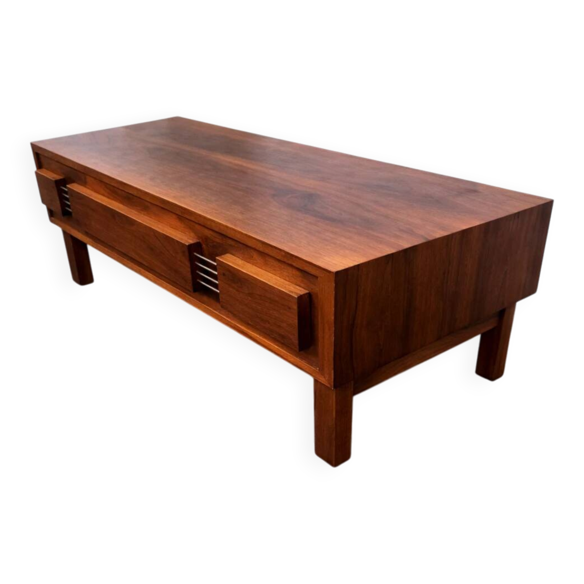 Teak coffee table with drawers, Sweden 1960