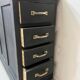 Old oak workshop drawer unit