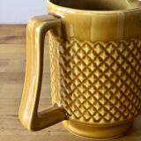 Vintage saffron colored pitcher