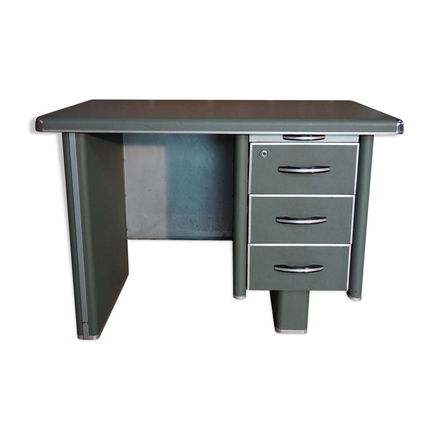 Strafor metal industrial desk 1950s