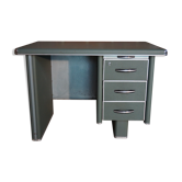 Bureau industriel Strafor en métal années 50