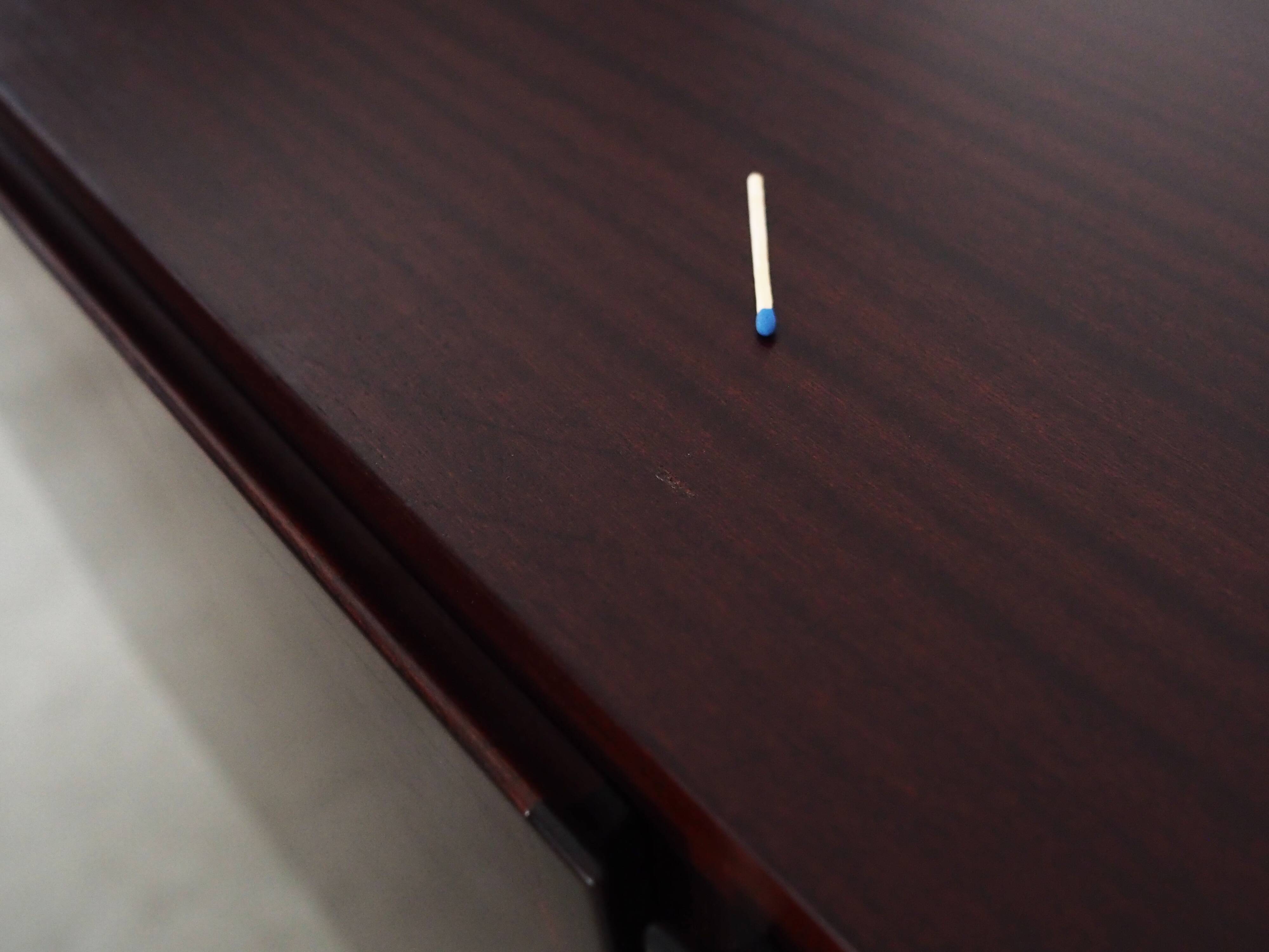 Mahogany cabinet, Danish design, 1970s, manufacturer: Omann Jun