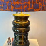 AK-Keramik: Olive lamp from a Mid Century vase