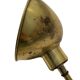 Pair of exterior or interior wall lights in gilded metal, 60s/80s