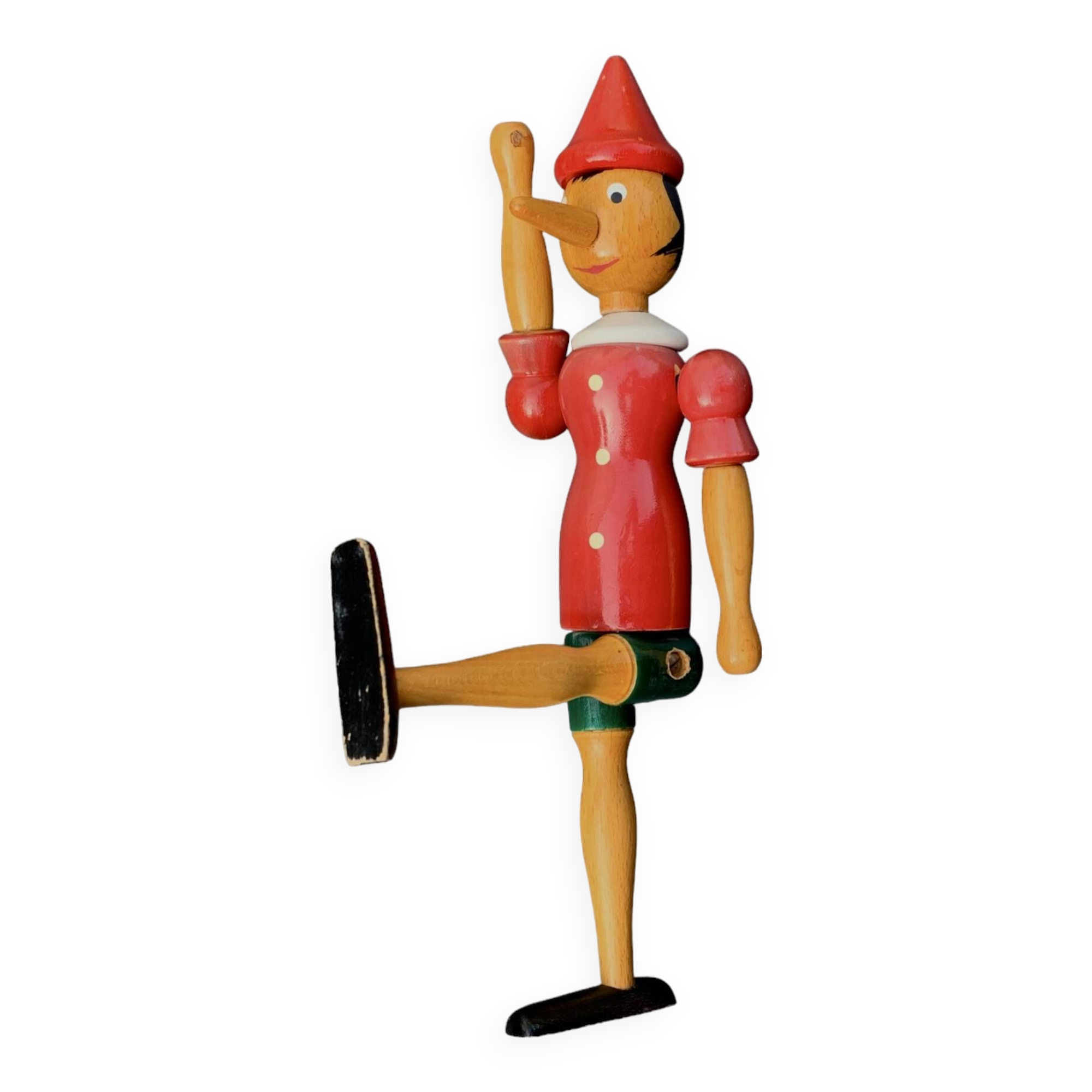 Articulated wooden Pinocchio - 31 cm
