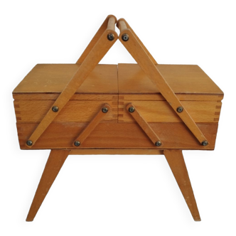 Old sewing box worker