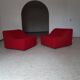 Pair of chromatic swivel armchairs by Kwok Hoi Chan, Steiner