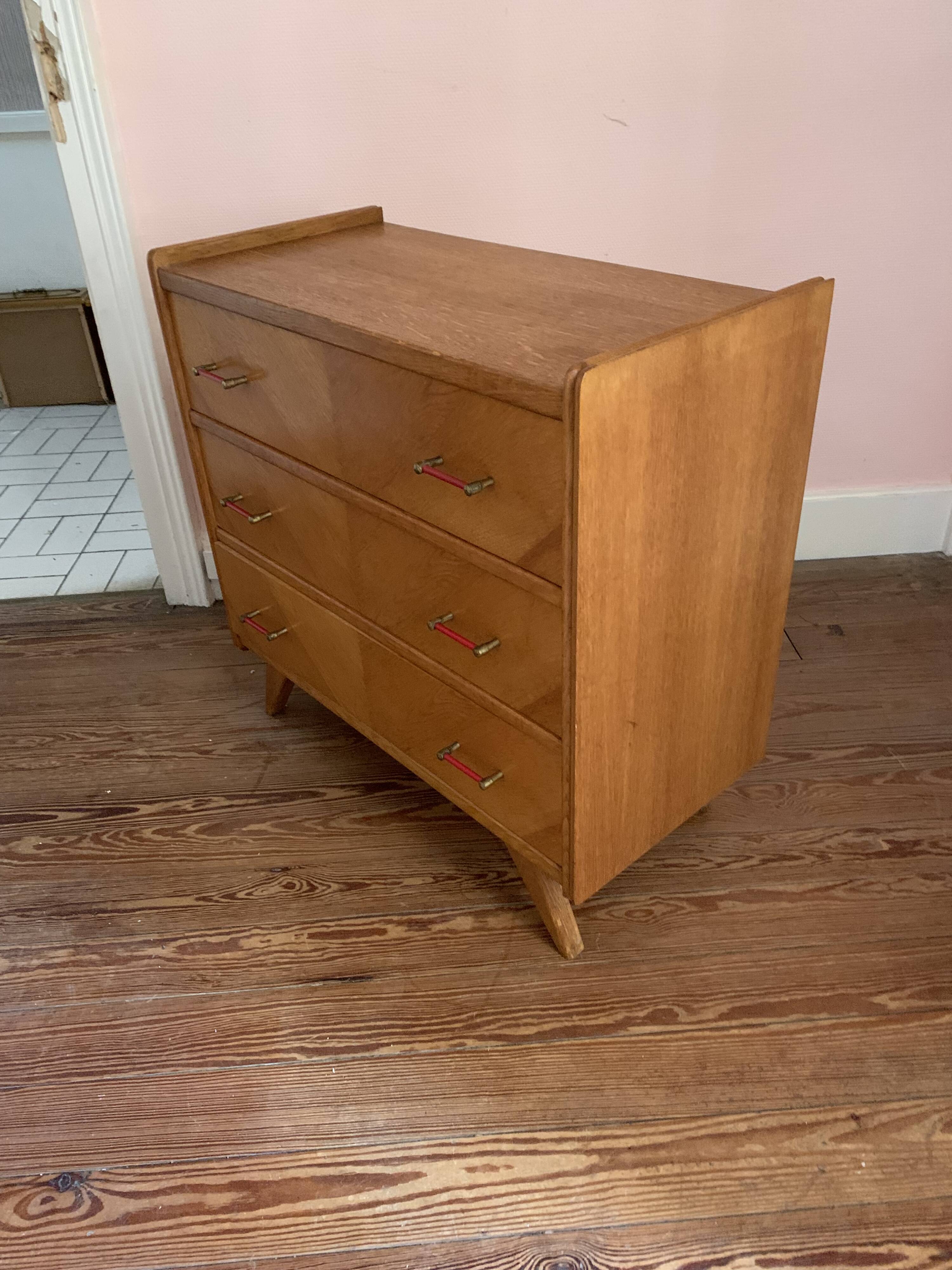 Commode pieds compas année 50