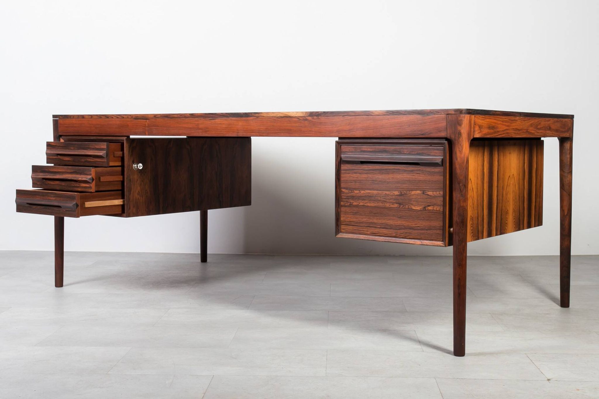 Mid-Century Modern desk by Bruksbo, Norway, 1960s, attributed to Torbjorn A.