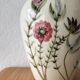 Vase earthenware floral decoration Pegomas sign Chiffron