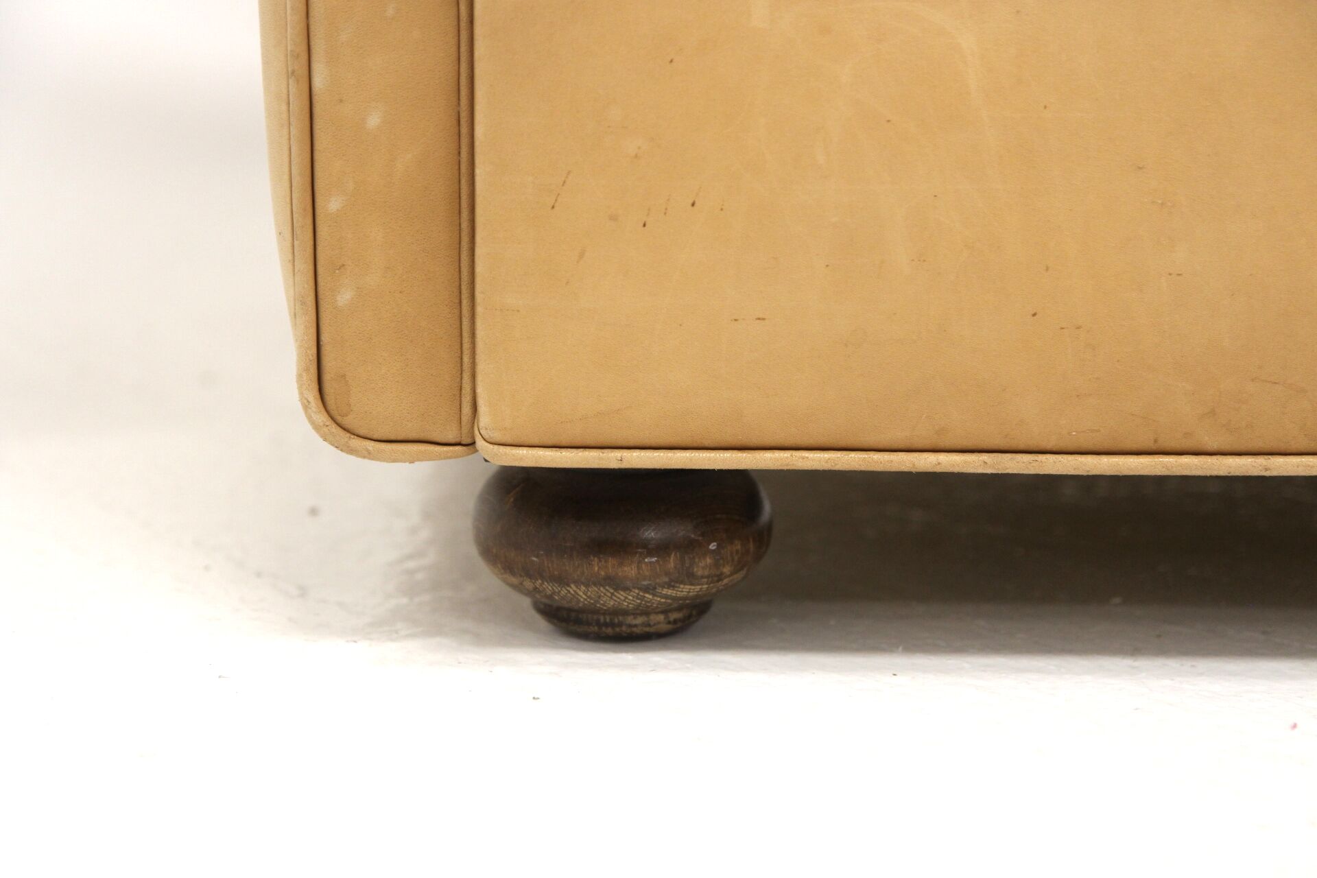 Scandinavian leather sofa "Reton", DUX, Sweden, 1960