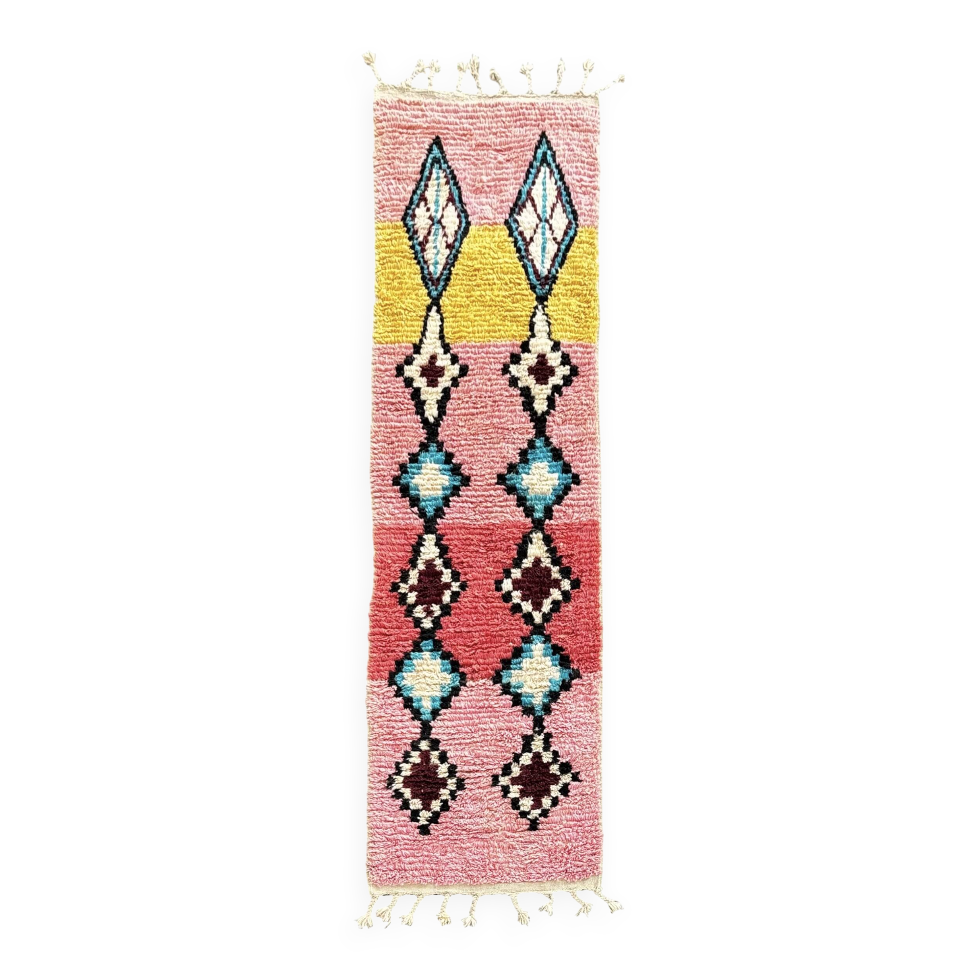 Berber carpet from Morocco for hallway from the Boujad region.