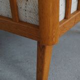 Mid Century Swedish Three Seater Sofa by Carl Malmsten, Model "Visingsö", 1960s