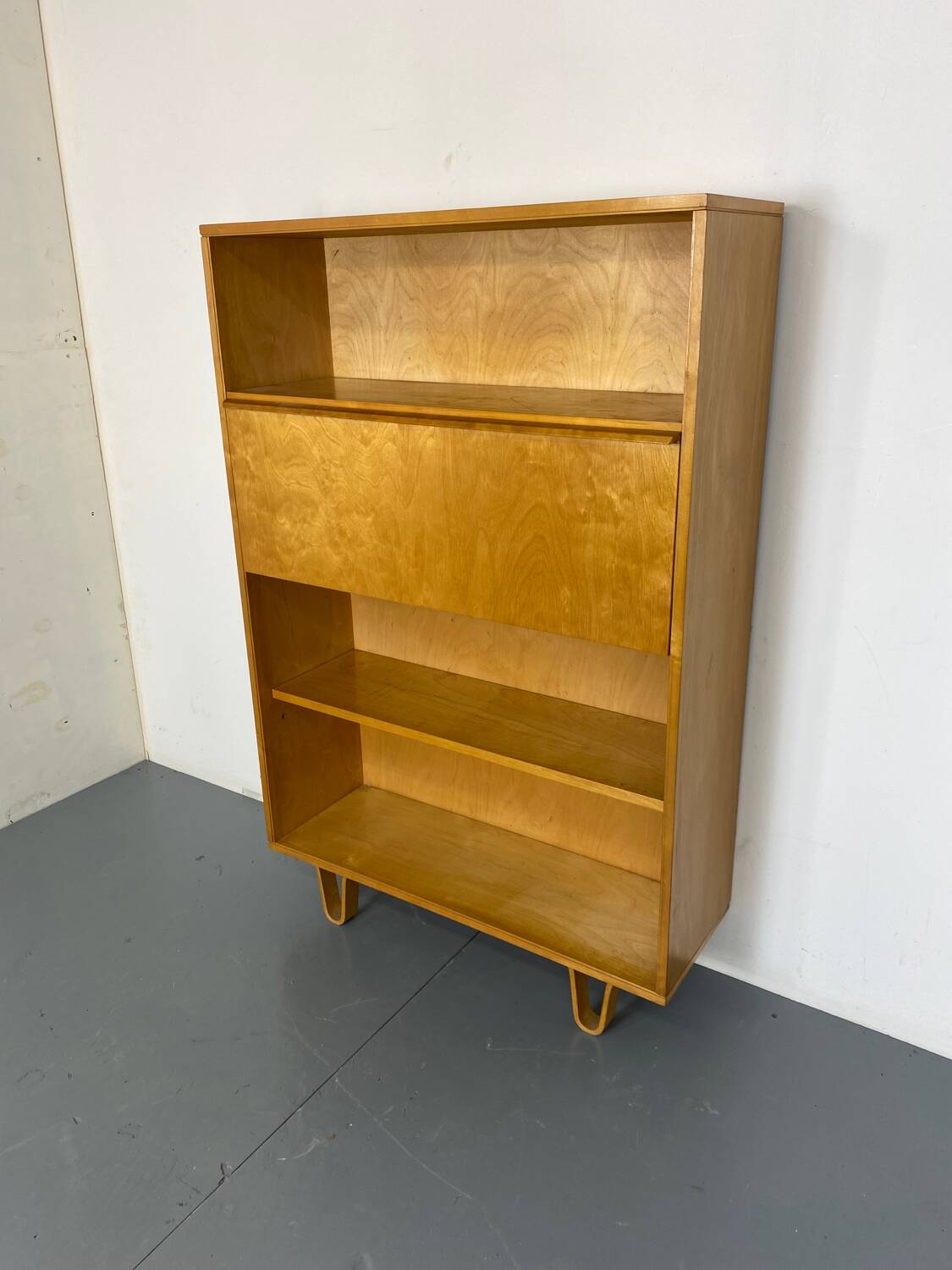 Bureau de Secrétaire Highboard Moderniste Mid-Century Bb04 par Cees Braakman pour Pastoe, 1950s