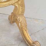 Louis xv style fireplace screen fire screen in gilded wood 19th century tapestry