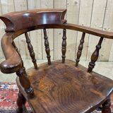 Fauteuil anglais en orme du XIXème
