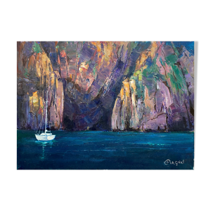 Tableau Rochers à Scandola Corse