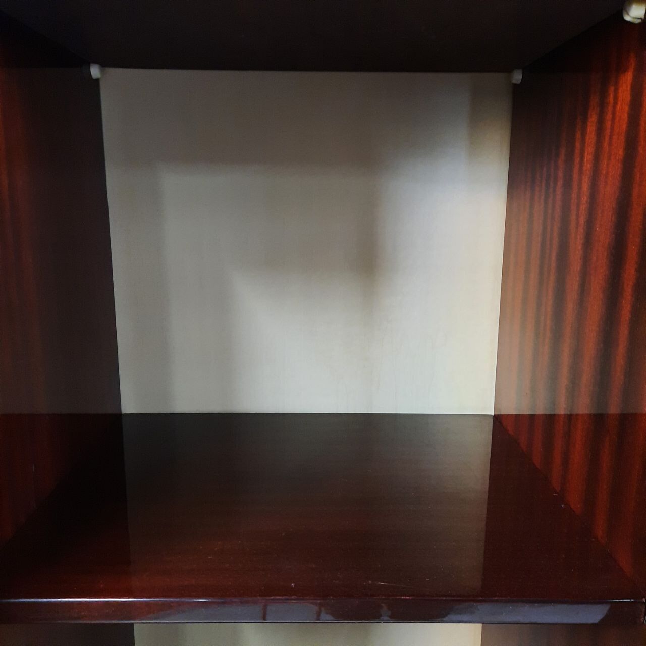 Wardrobe, 1950s bookcase, brass print / tips.