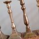 Set of 10 bronze-tinted brass candle holders 01 Pro