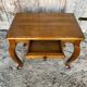 Louis xv style writing table nightstand wood + drawer 19th century walnut vintage