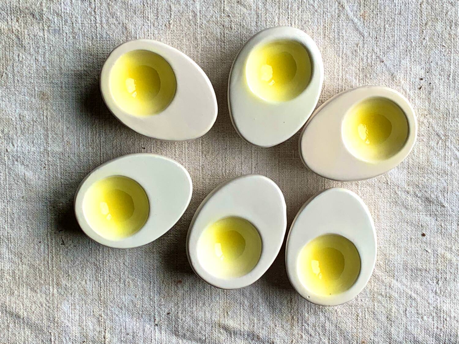 Italian ceramic egg cups 1950