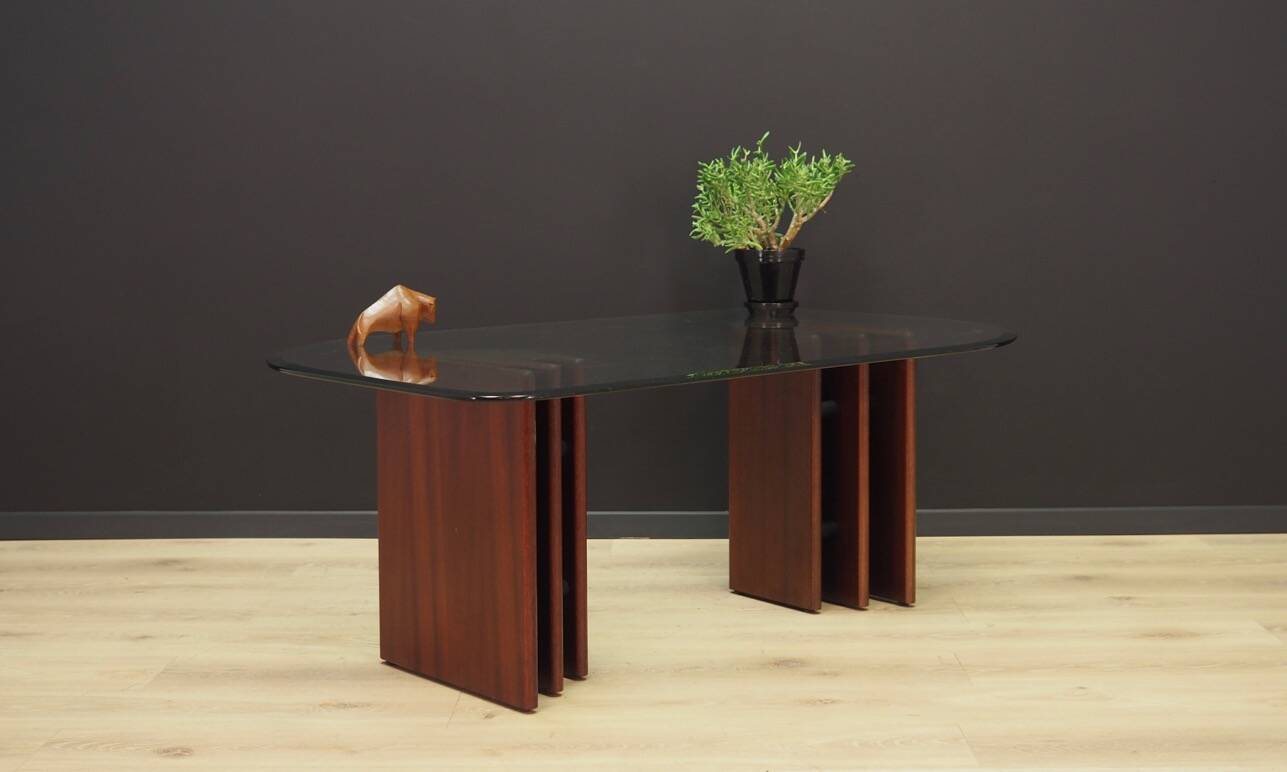 Mahogany coffee table, Danish design, 1960s, manufacturer: Bendixen Design
