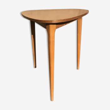 Vintage wooden tripod bistro table