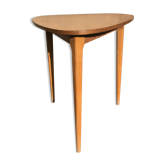 Vintage wooden tripod bistro table