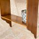 Old wooden wall shelf