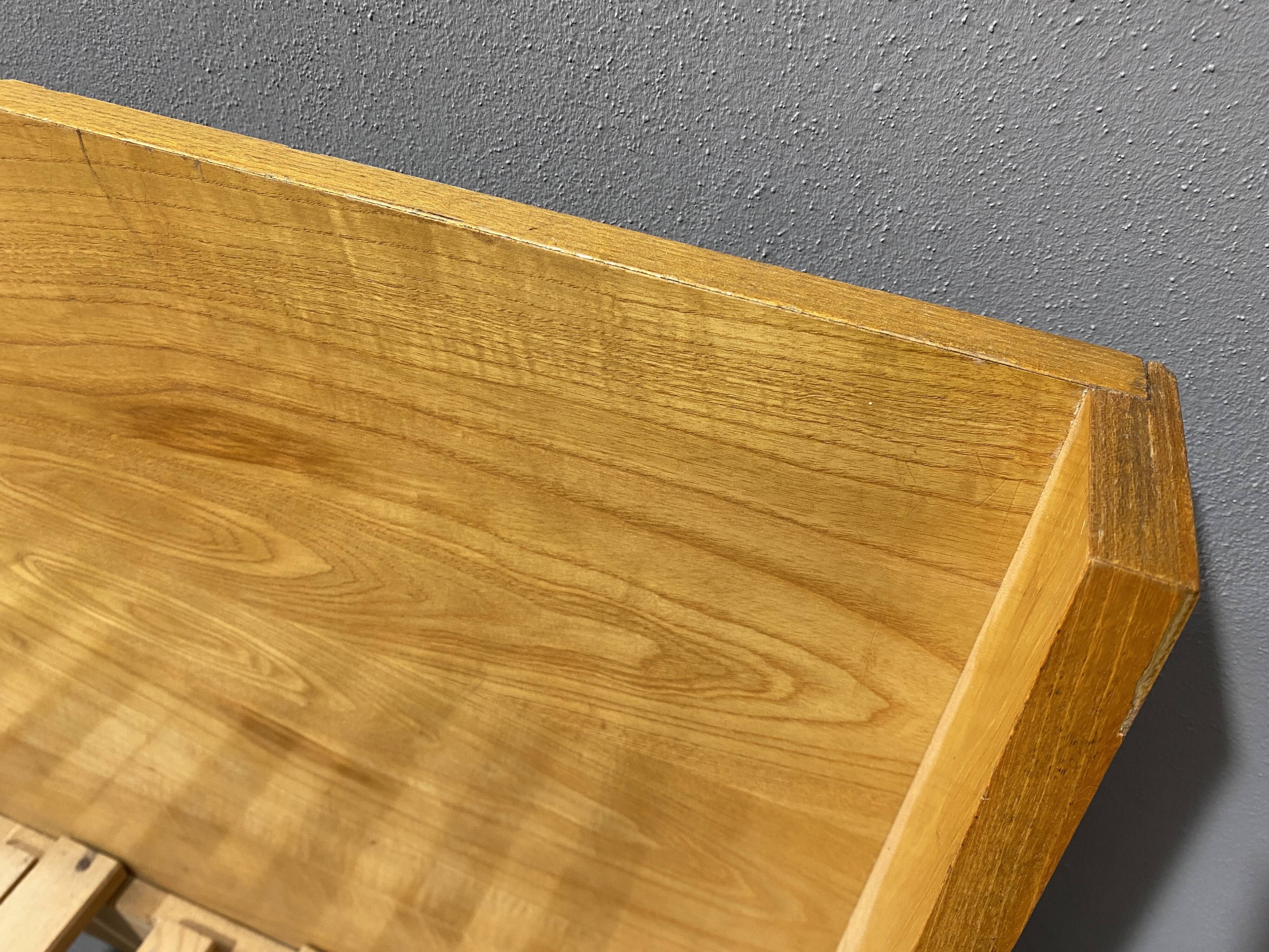 Mid-century folding sofa bed by Drevotvar, 1970s, Czechoslovakia