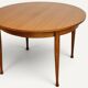 Table à manger extensible vintage en teck – années 1960
