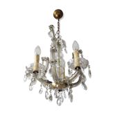Ancient venetian chandelier in pampilles