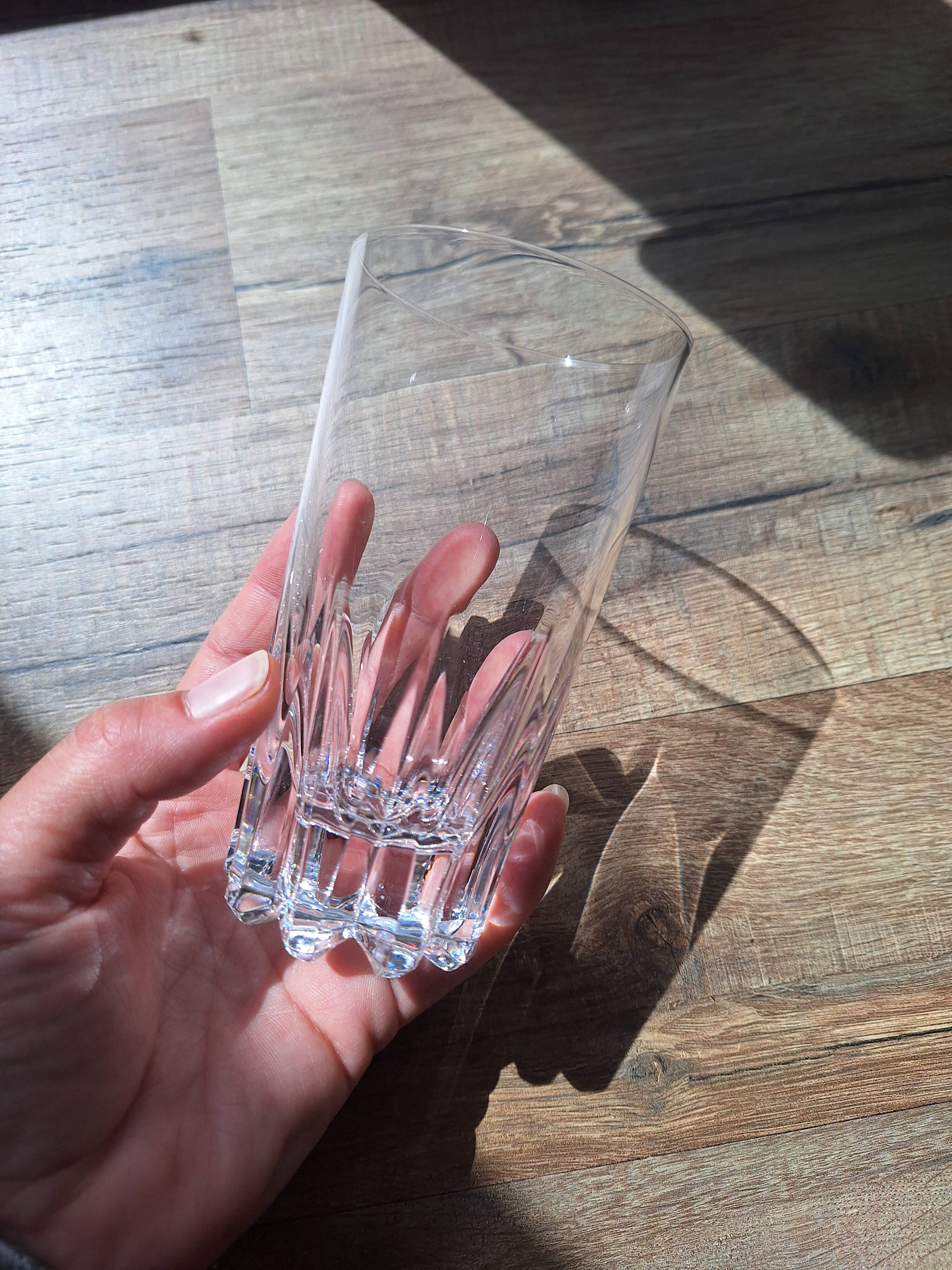 Verres à eau ou apéritif vintage en cristal