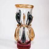 Ion Tamaian mouth-blown glass vase