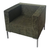 Italian velvet armchair