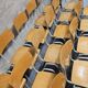 Lot of 18 vintage stackable bistro chairs 1970