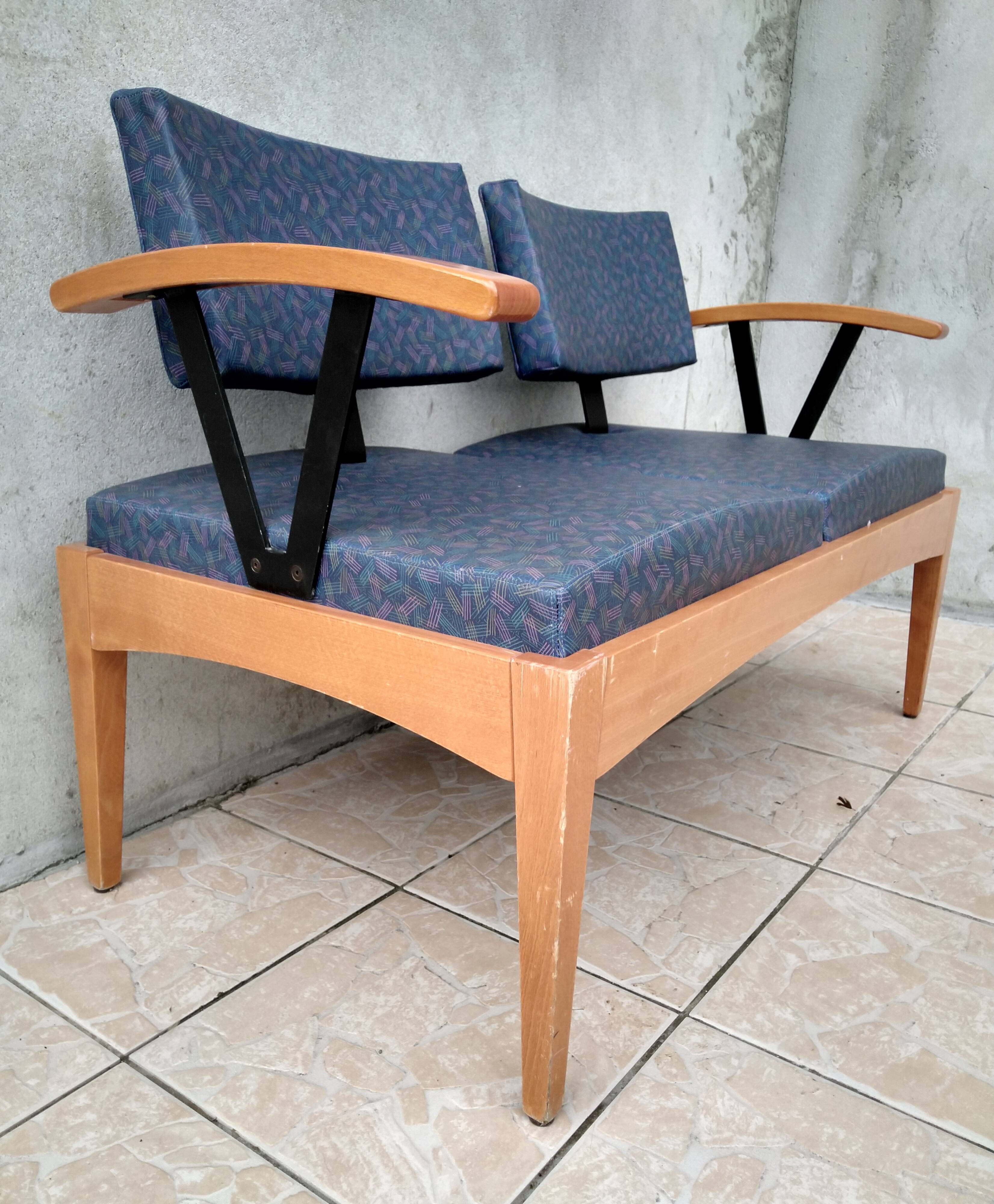 Pair of vintage Baumann banquettes