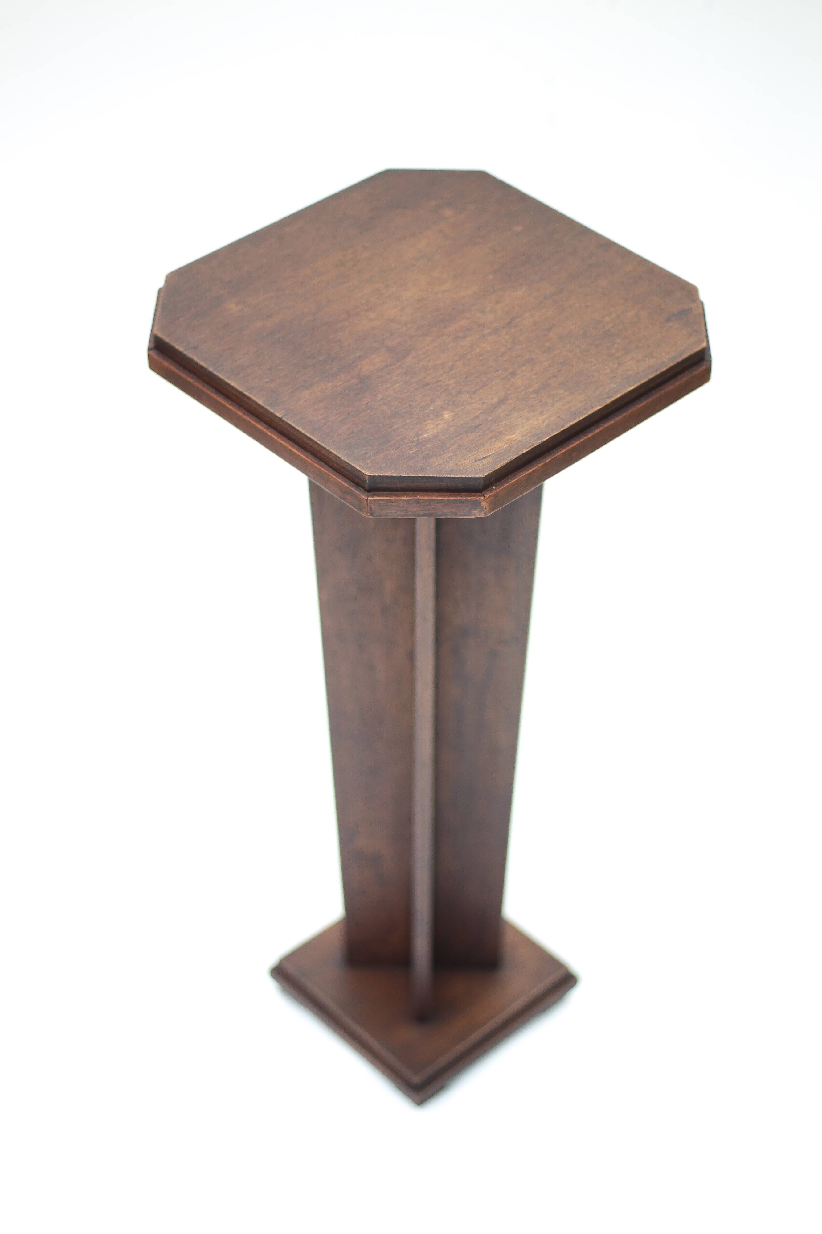 Art Deco side table, Art Deco wooden side table, end table, decoration