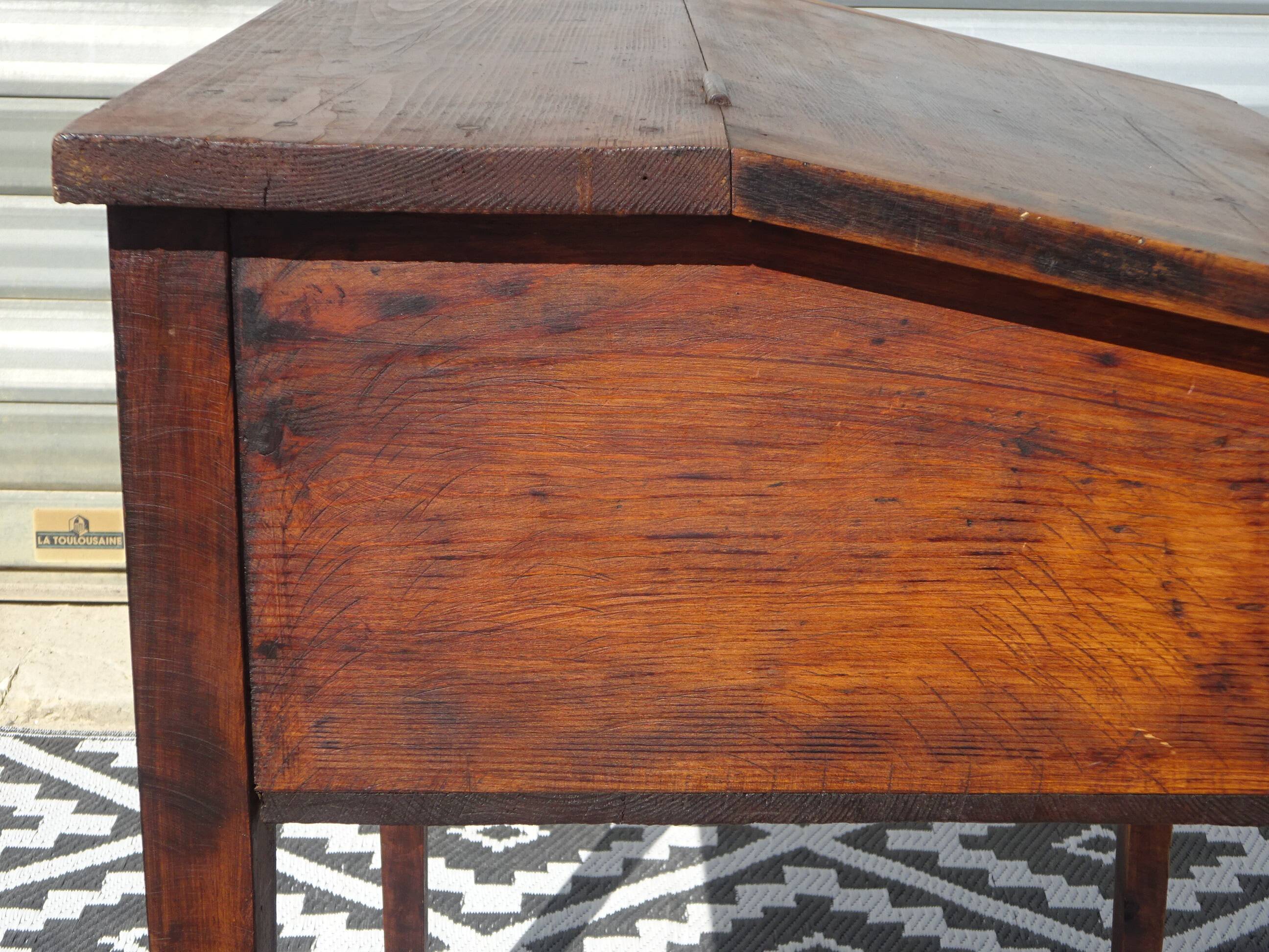 Small vintage desk with storage.