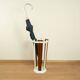 Umbrella stand, teak and metal, vintage from the 60s