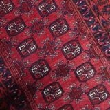 Handmade vintage Afghan Ersari runner 108cm x 282cm, 1960s