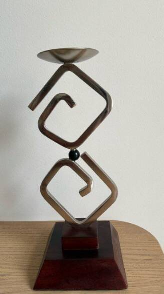 Garance Vallée for Monoprix. Metal candlestick