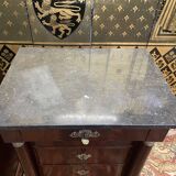 Pair of Empire style bedside tables