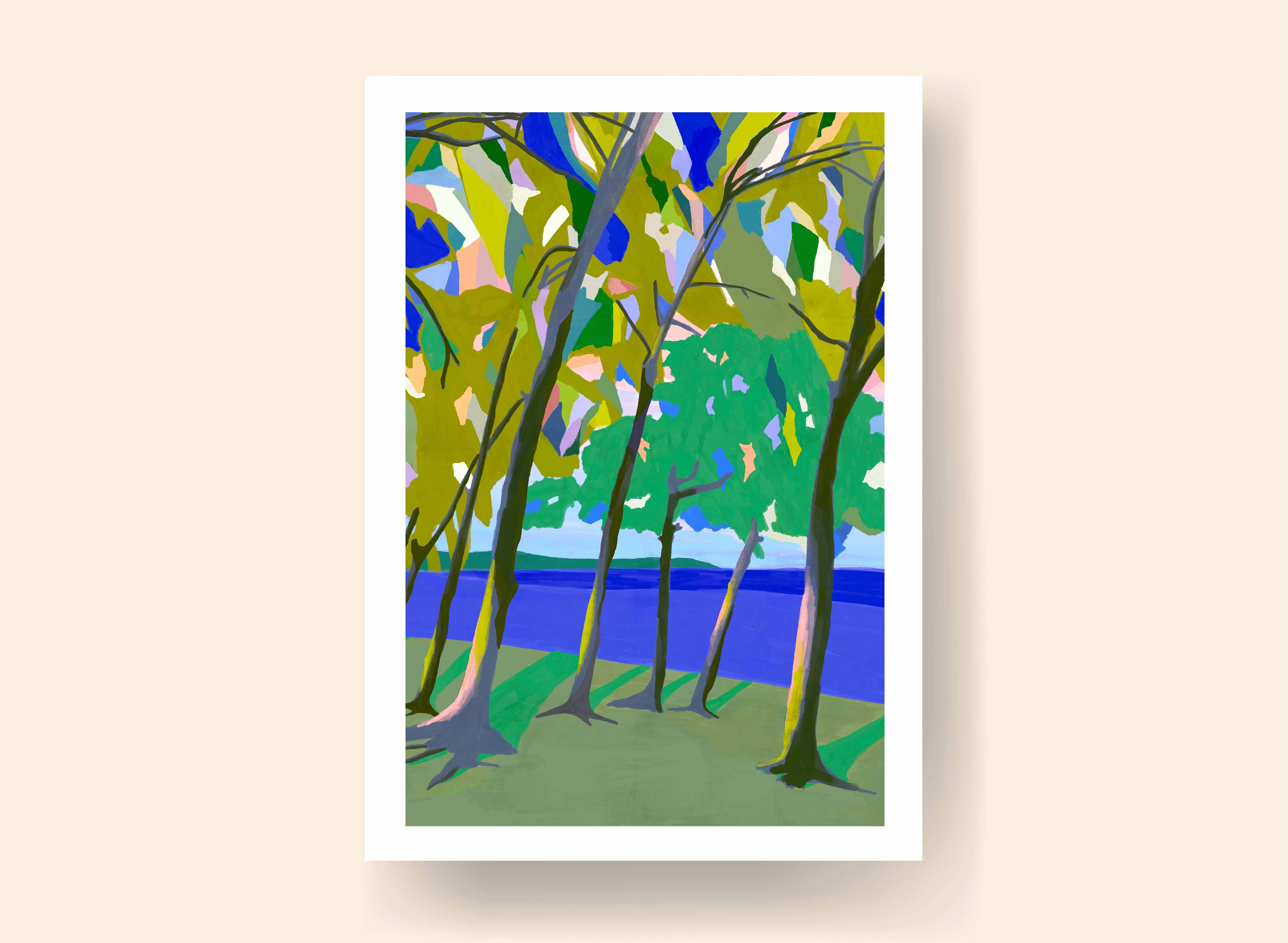 Mont Choisy - Limited edition art print (A4)