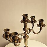 Pair of gilt bronze candlesticks