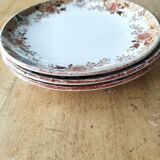 3 dessert plates sarreguemines