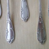 12 silver metal table covers SFAM Rocaille Model